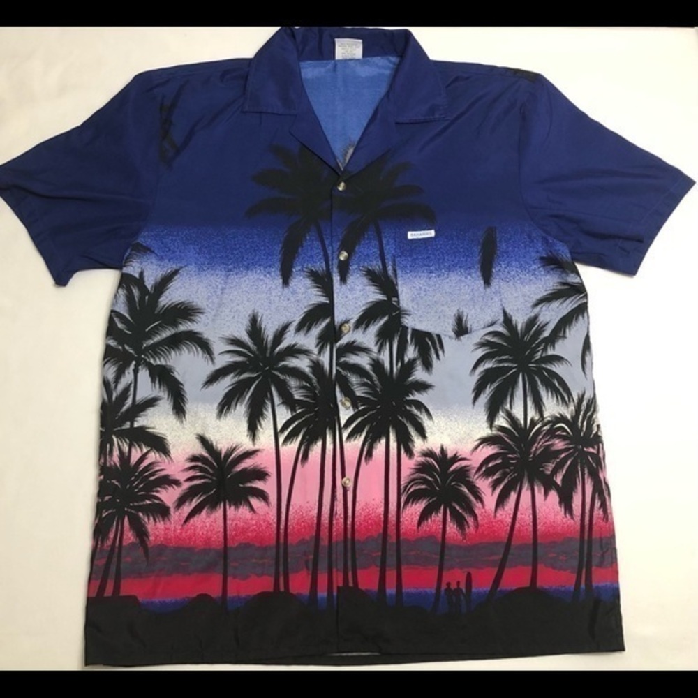 High seas button up Hawaiian shirt